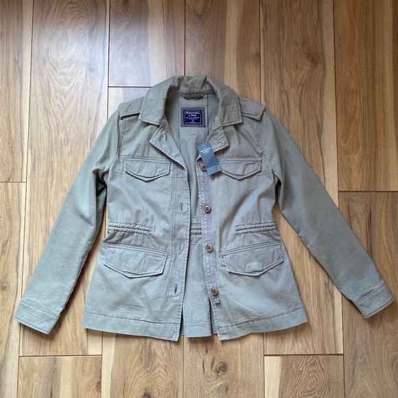 Abercrombie & Fitch Utility Jacket S NWT - Picture 4 of 5